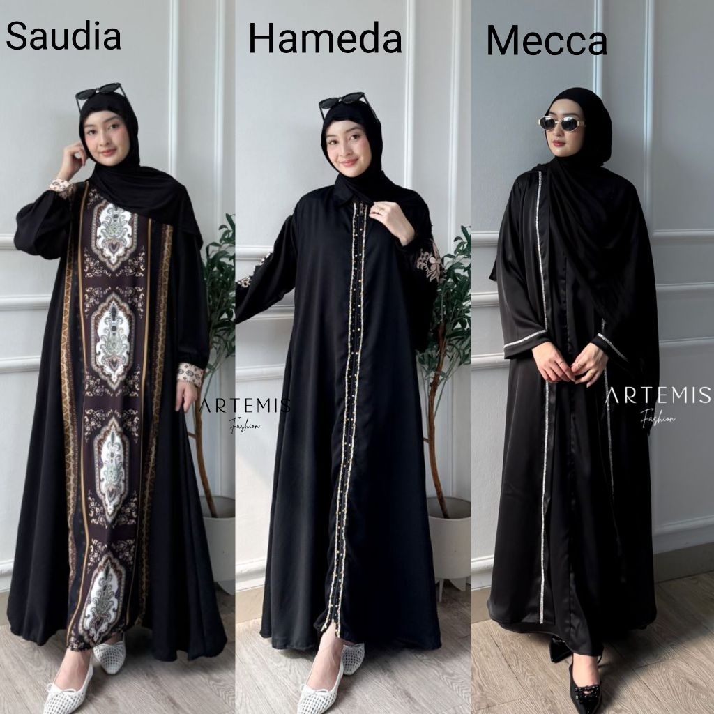 HAMEDA // SAUDIA // MECCA ABAYA Artemis Fashion x Enara Outfit