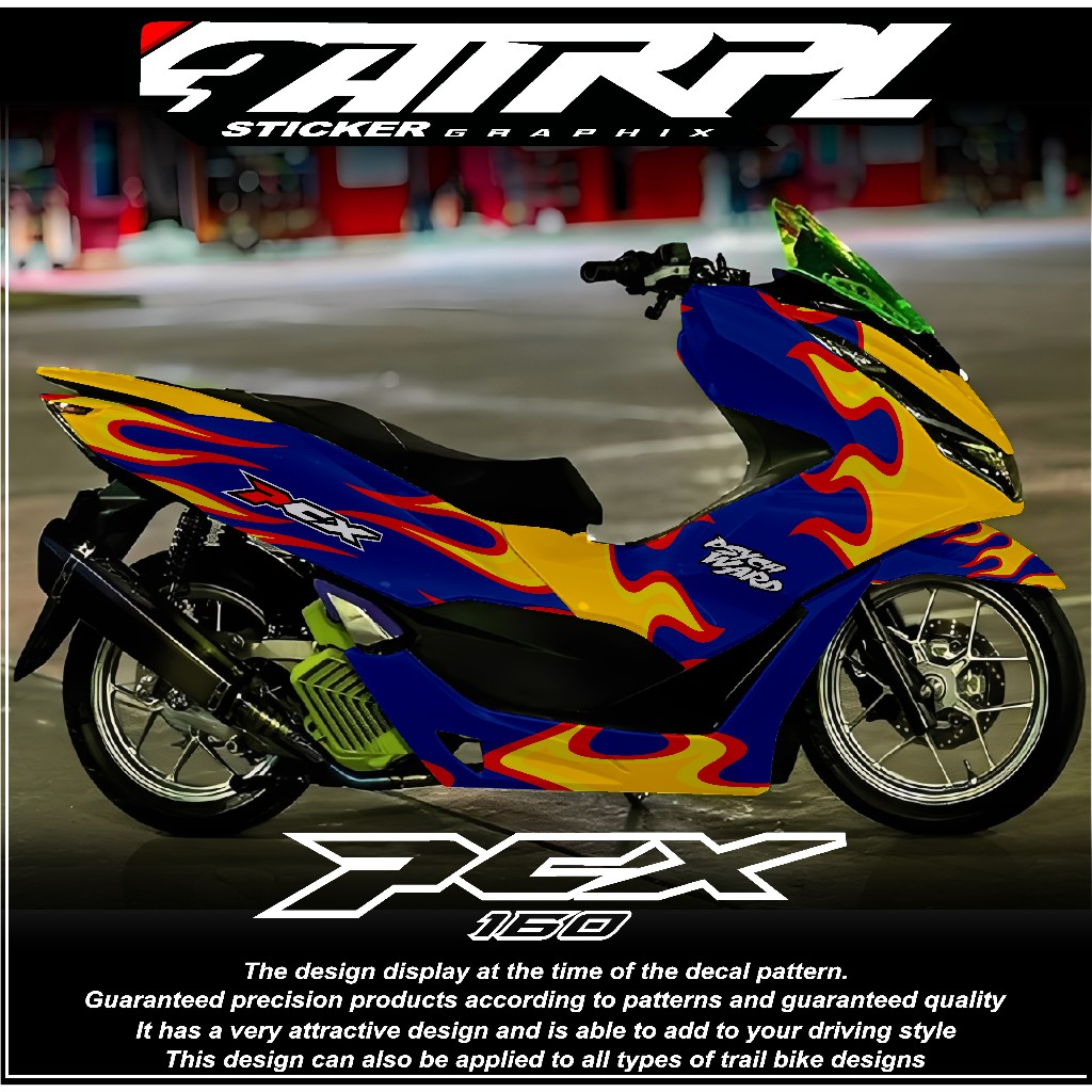 Decal Sticker PCX 160 2021 Fullbody - Dekal PCX 160 New Decal Sticker Honda PCX 160 2021 atriplegrap