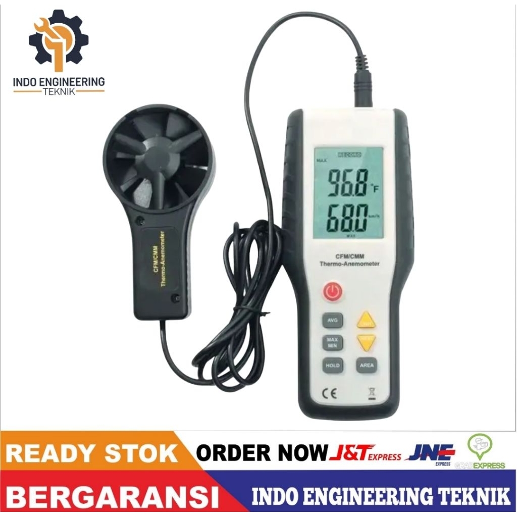 HT-9819 Detachable Anemometer with CFM/CMM function