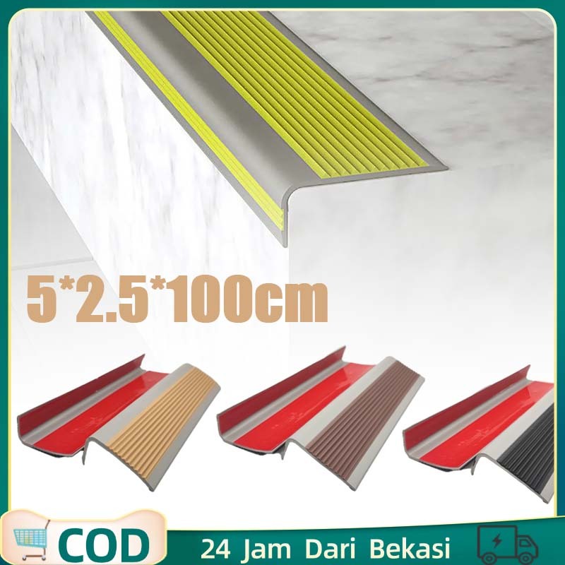 1M List Tangga Anti Slip Stiker Tangga Anti Licin Anti Selip Tangga Pvc Pengaman Anti Selip