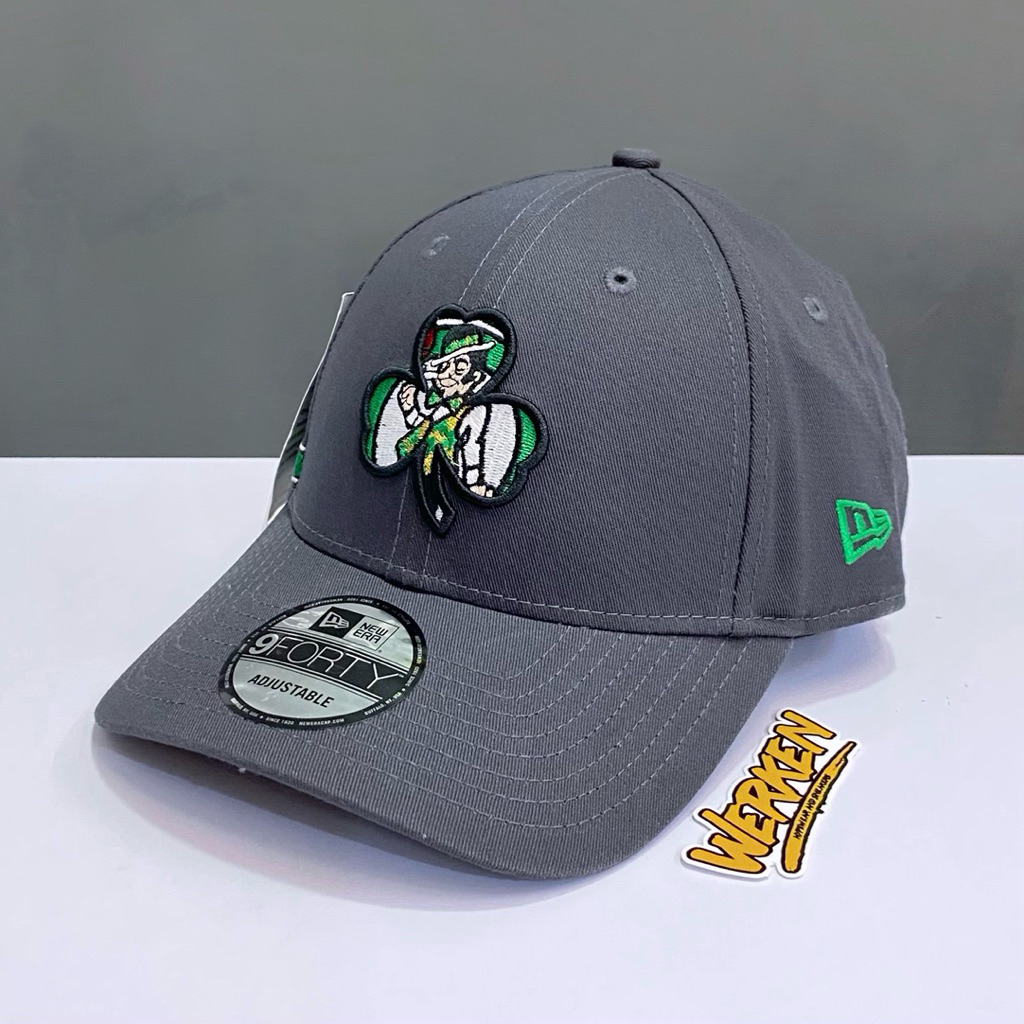 Topi New Era Boston Celtics NBA Baller Era Graphite 9Forty Cap (ORIGINAL BNWT)