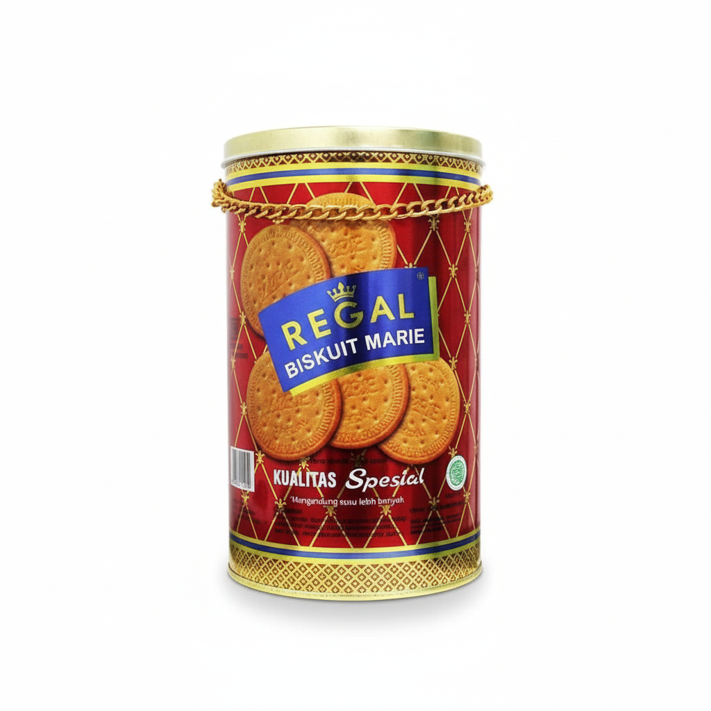 Regal Biskuit Marie Kaleng 1kg 500gr / Regal Kaleng 1 kg 500gr