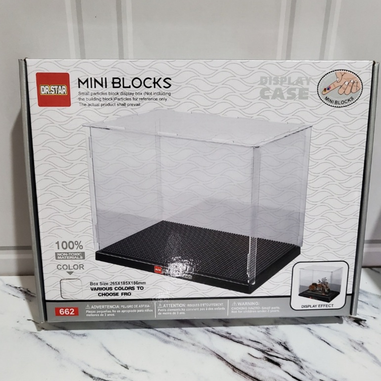 Mini Blocks Display Case Dr. Star - Kotak Pajangan Akrilik Untuk Koleksi Blok Mini atau Mini Figure