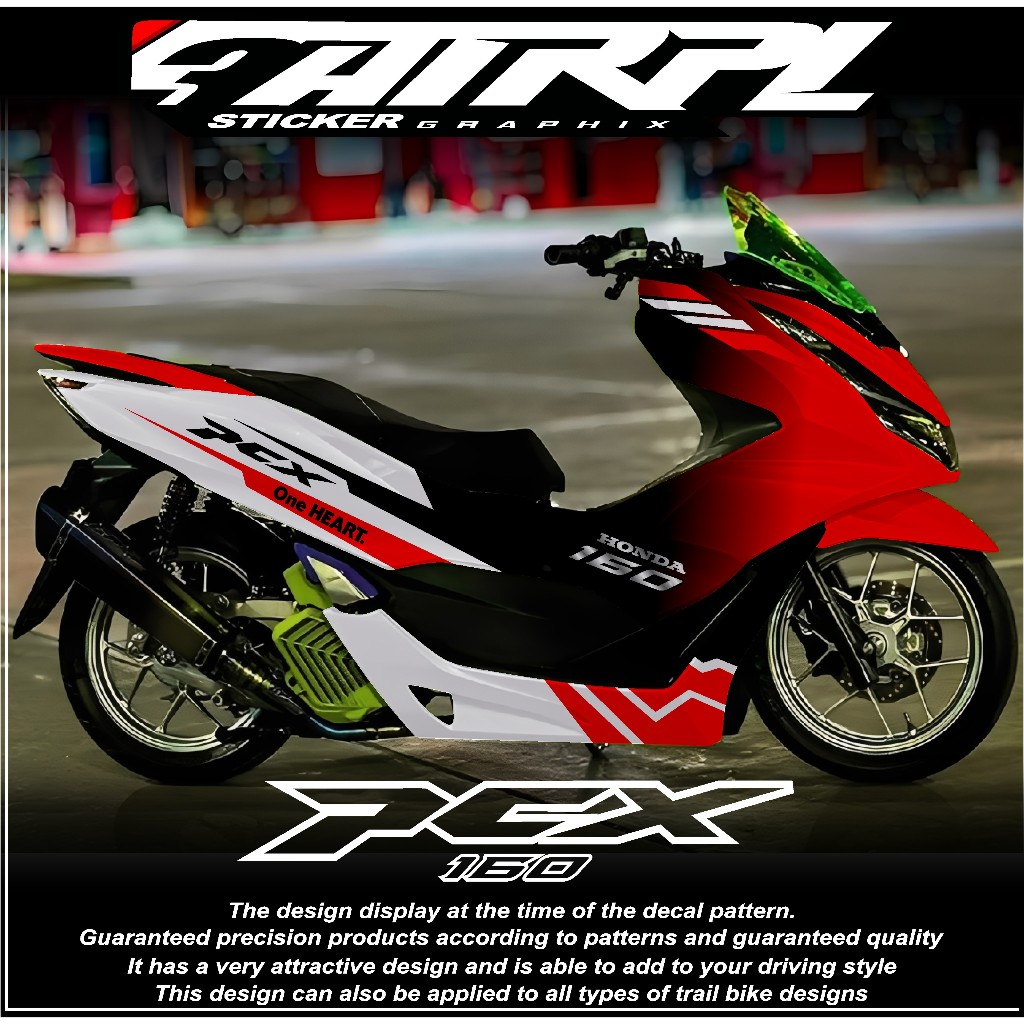 Decal Sticker PCX 160 2021 Fullbody - Dekal PCX 160 New Decal Sticker Honda PCX 160 2021 atriplegrap