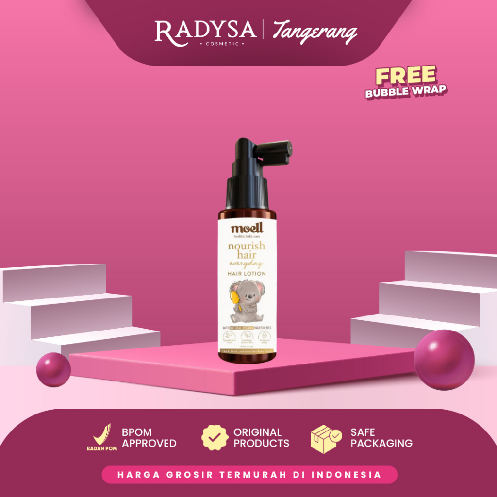 RADYSA TGR - MOELL Hair Lotion / Baby Hair Lotion Moell / Hair Lotion Baby / Hair Lotion Bayi / Hair