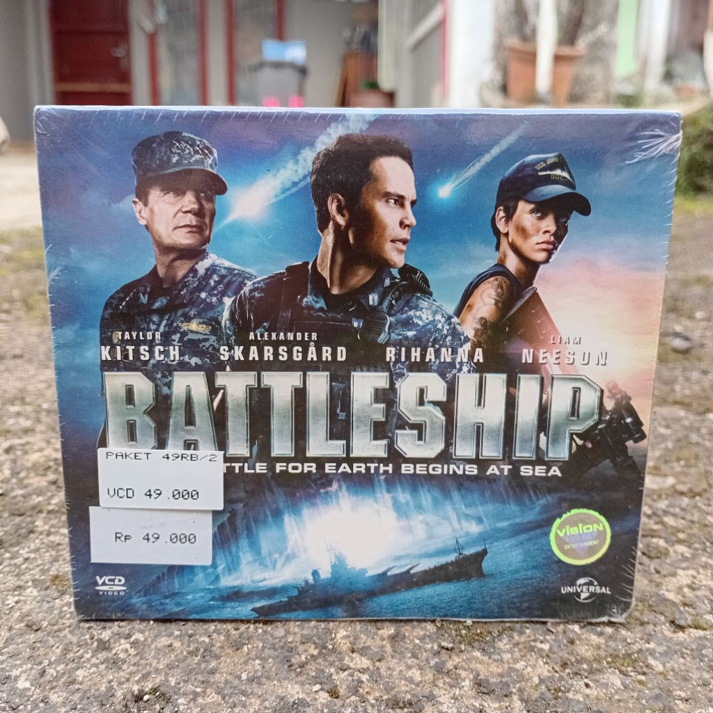 Battleship Rihanna (2012) English Audio Teks Indonesia Original VCD Universal Pictures VideoCD Seale