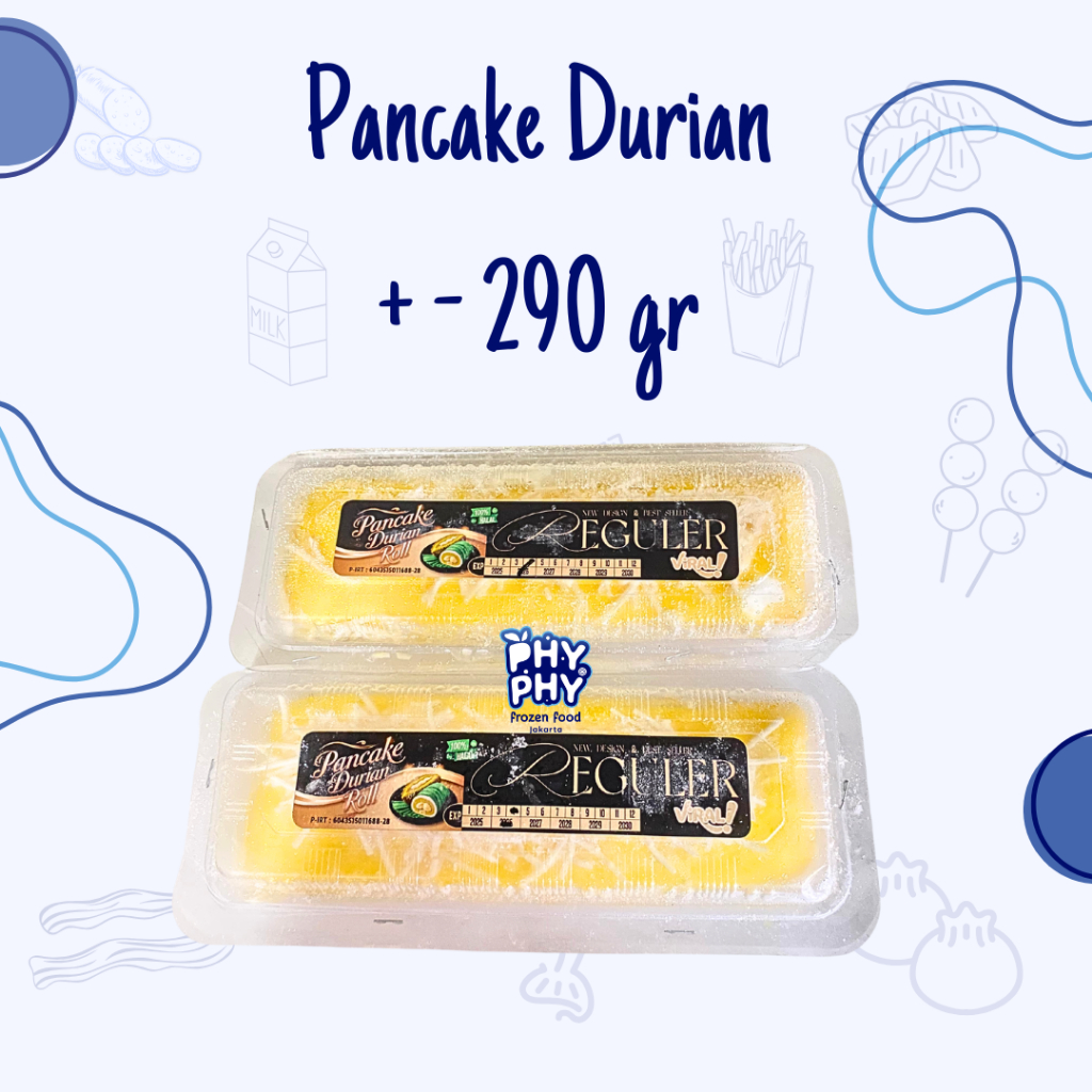 Pancake Durian 290gr | Pancake Durian