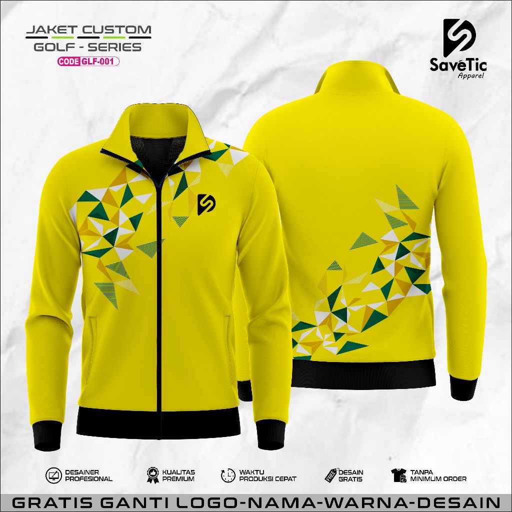Jaket Golf Full Printing Sublim/Jaket Golf Custom/Jaket Sport Outdor