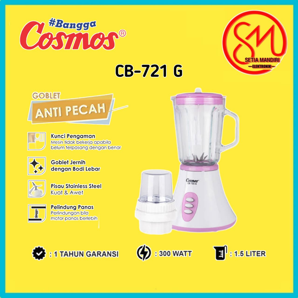 Cosmos Blender - Trinity - CB-180F / CB-721G / CB-180AP - 1.5 liter