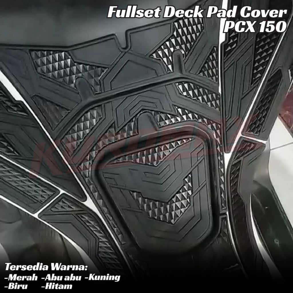 Fullset Deck Pad Cover Pcx 150/Aksesoris Motor Honda/Keren Murah/Pelindung Body Motor