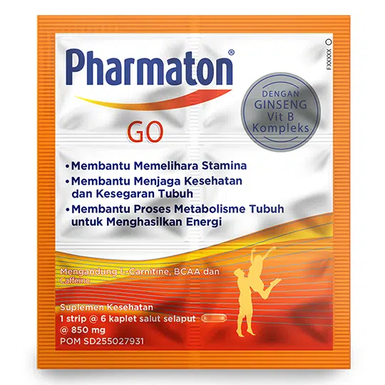 Pharmaton Formula Strip 5 Kapsul dan Pharmaton Go