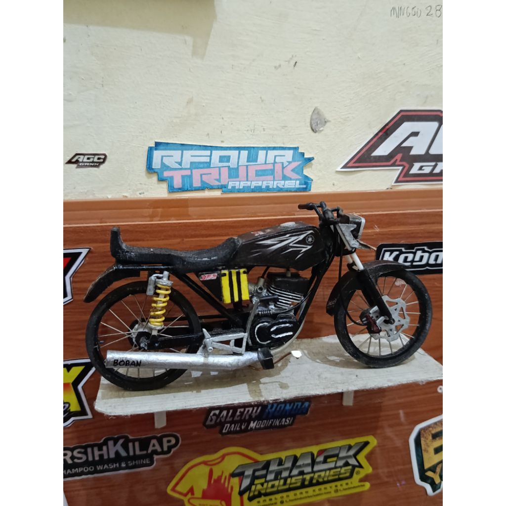miniatur motor rx king style byangkerok