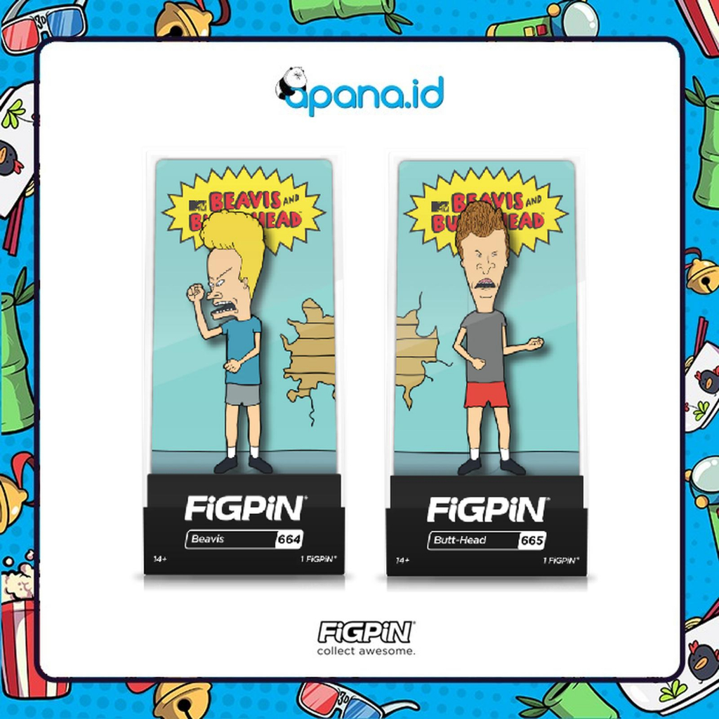 Enamel pin FIGPIN Beavis & Butthead MTV