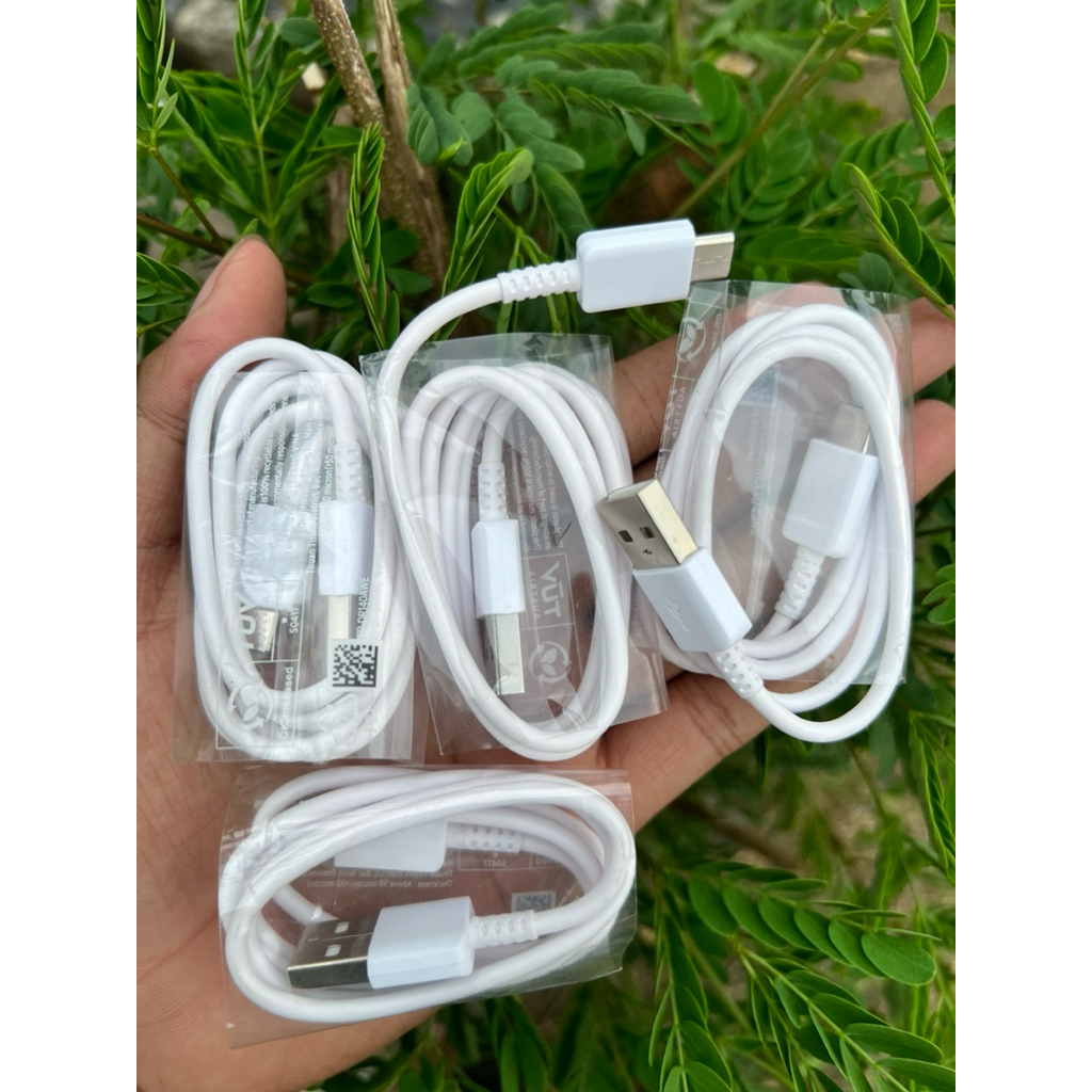 Kabel Charger Type-C Samsung Galaxy M12 Asli Original 100% – Fast Charging 15W