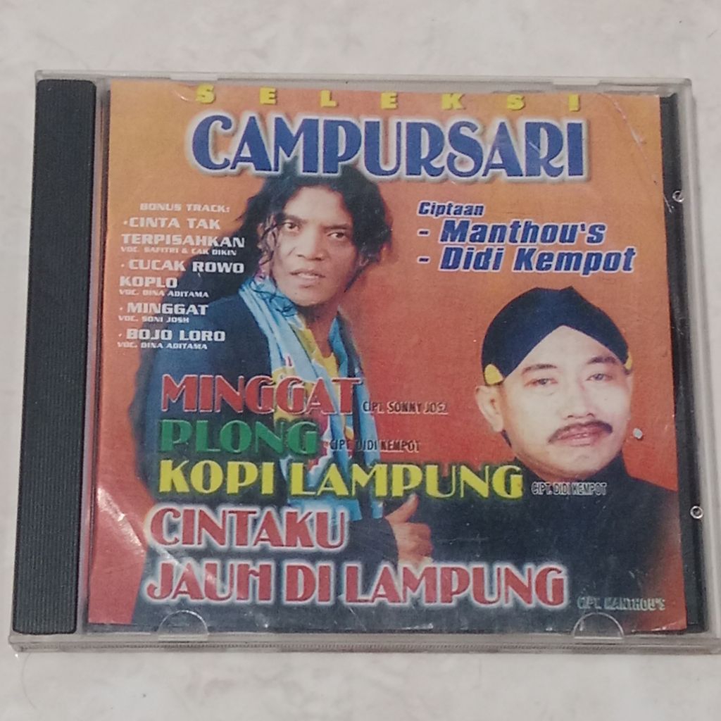 VCD Campursari Didi Kempot dan Manthous Minggat Plong Kopi Lampung