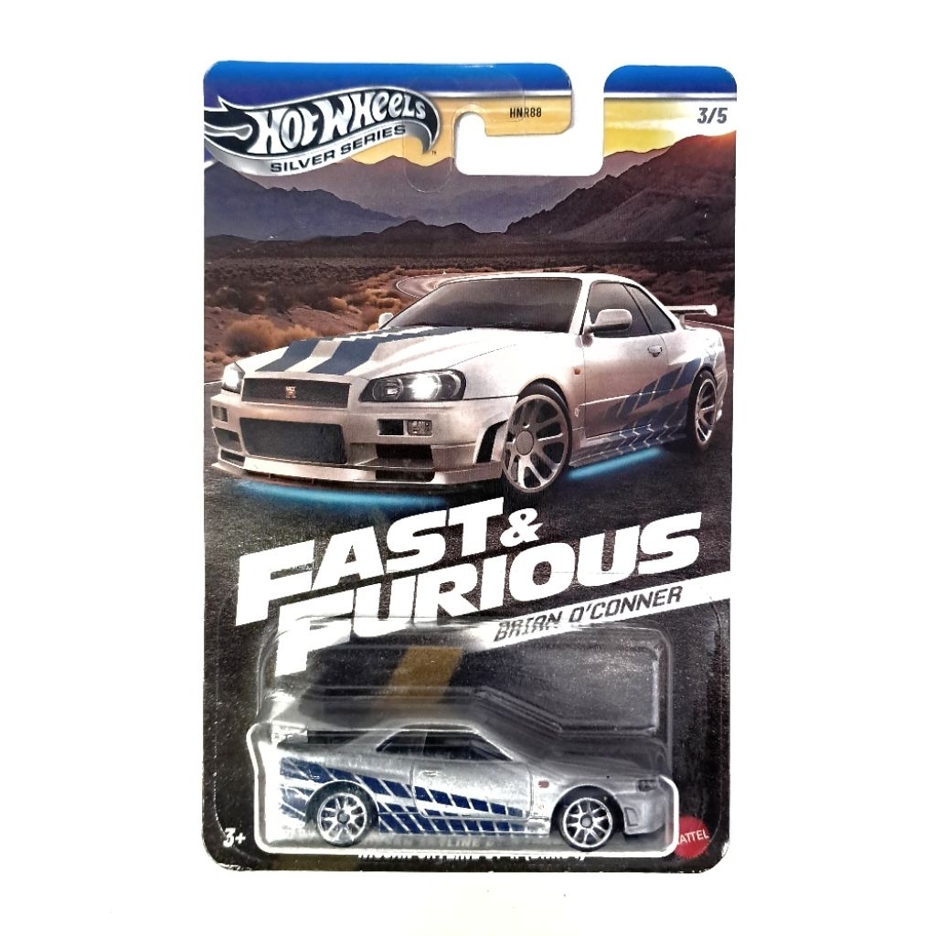 Hot wheels Nissan skyline gtr r34- hotwheels brian o'conner nissan skyline gt-r bnr34- hotwheels nis