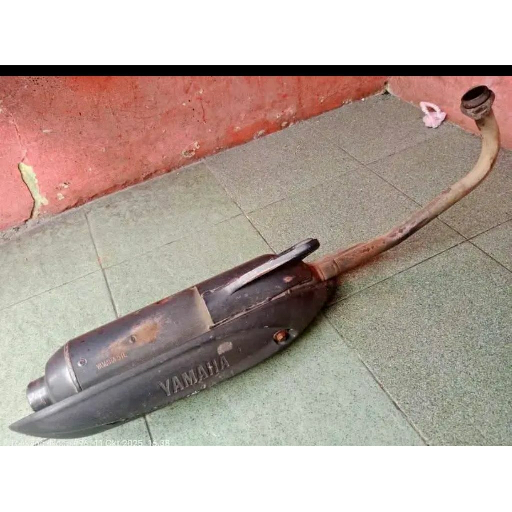 knalpot ori standar Yamaha Mio j Mio gt copotan motor