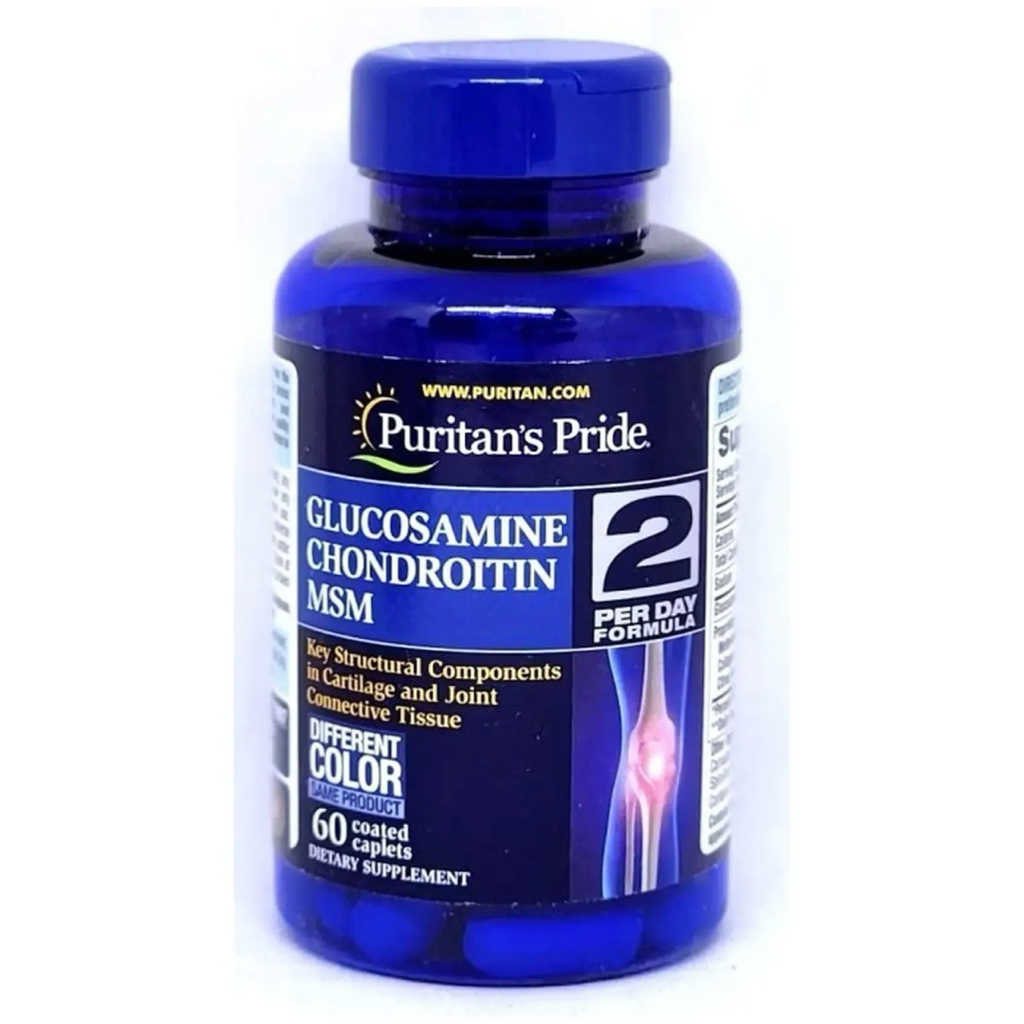 PURITAN’S PRIDE GLUCOSAMINE CHONDROTIN MSM 60 CAPLETS