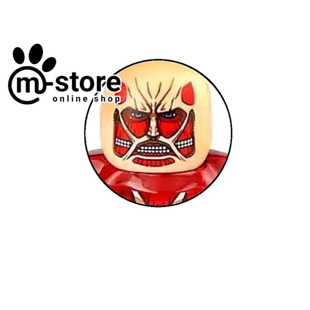 mainan kreatif edukatif karakter no2448 colossal titan