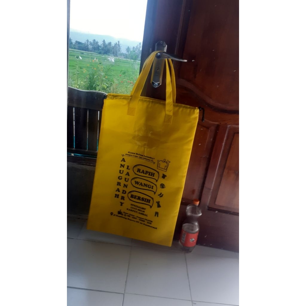 Tas Laundry BS Lama 10kg Gratis Sablon Minimal 12pcs