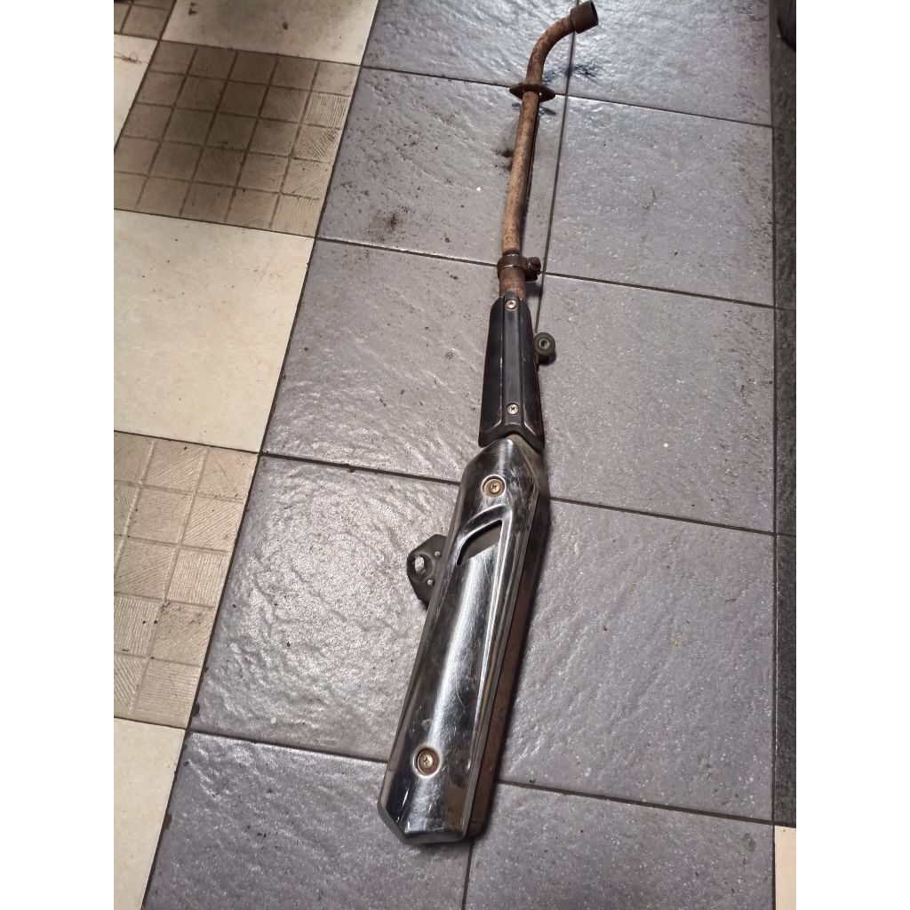 knalpot standart Yamaha Vega ZR Original second