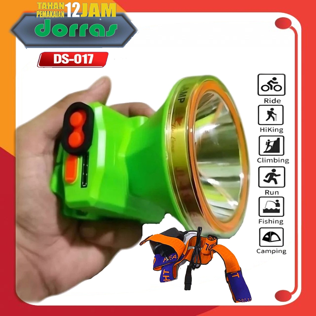 DORRAS DS-017 Senter Kepala Selam 50 watt Free Kacamata Selam