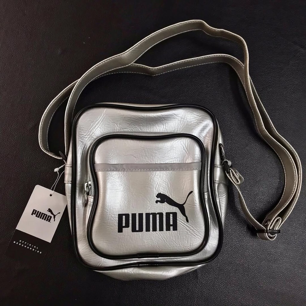 Vintage Nos Puma Mini Flight Bag On Silver Surfer plane colour way  Brand New With tags  Actually No