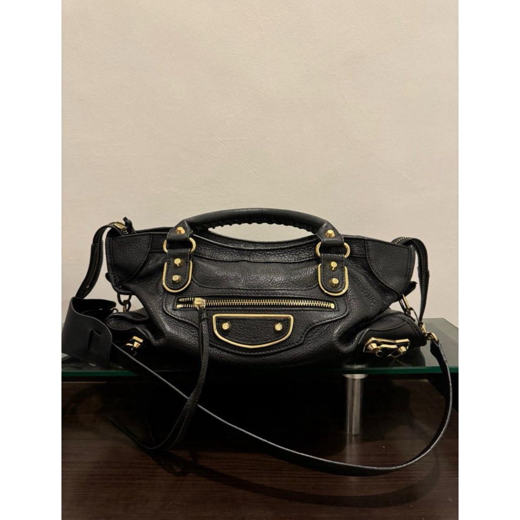 Balenciaga Medium Metalic Edge City Bag