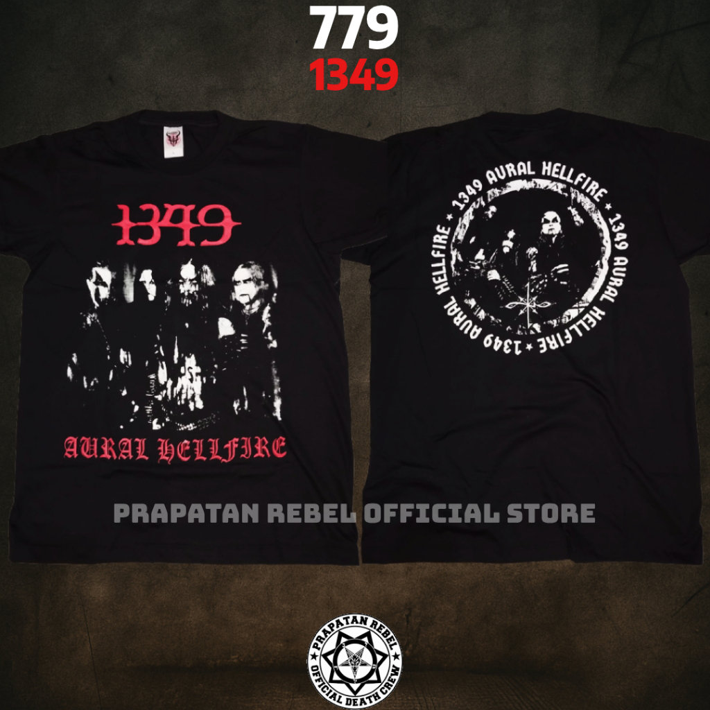 Kaos Musik Katun 1349 – Kaos Pria Distro Metal Builtup | PRAPATAN REBEL (779)