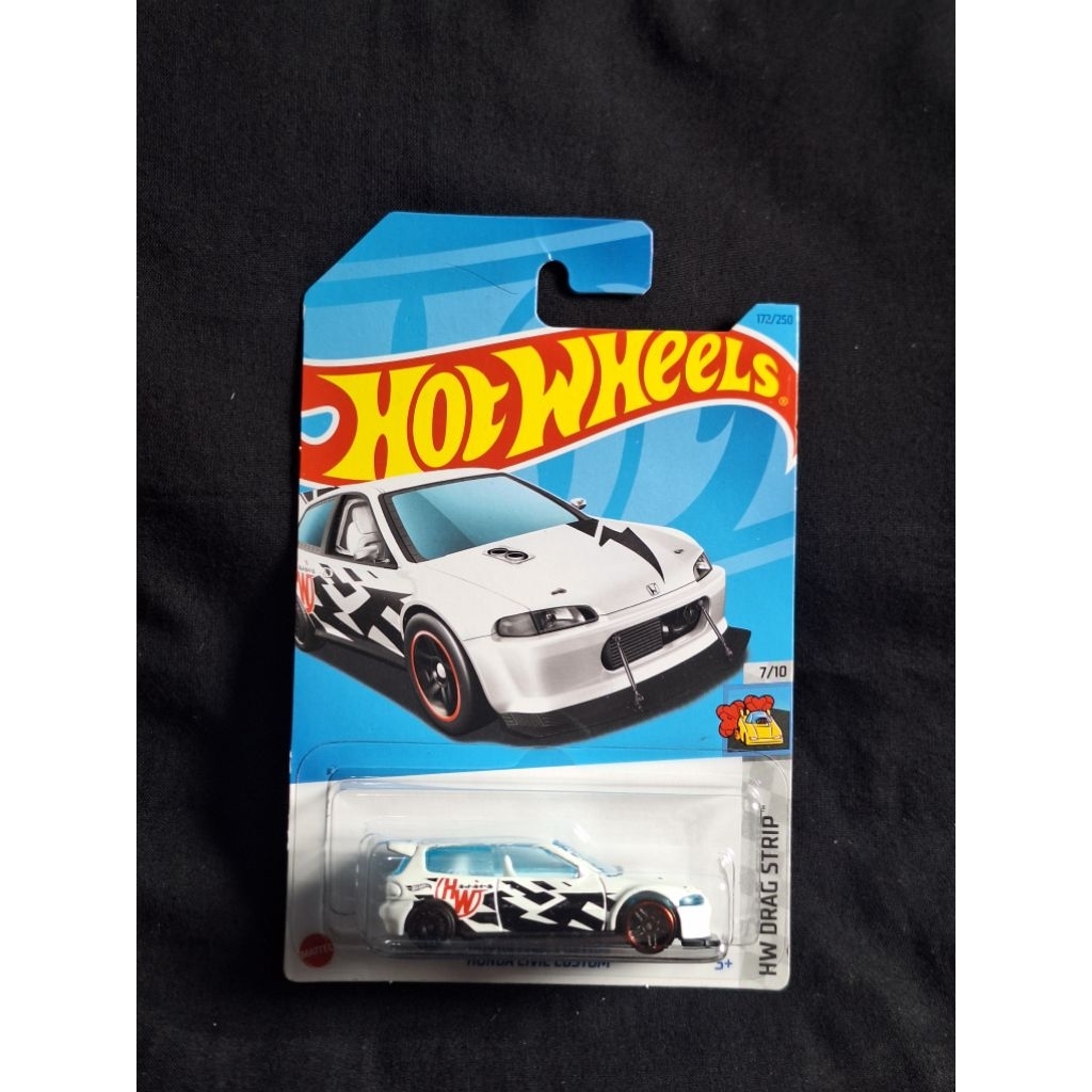 Hotwheels Honda Civic EG Custom Putih
