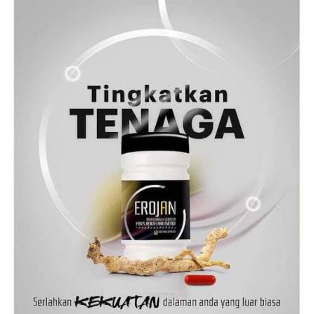 Kapsul Erojan Herbal Supplement Spesialis Testoteron
