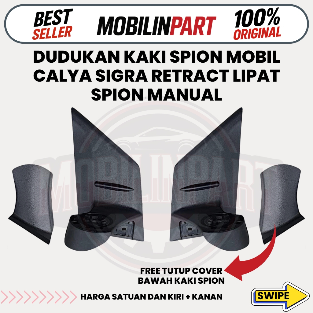 Dudukan Kaki Spion Mobil Calya dan Sigra Retract Lipat Spion Manual