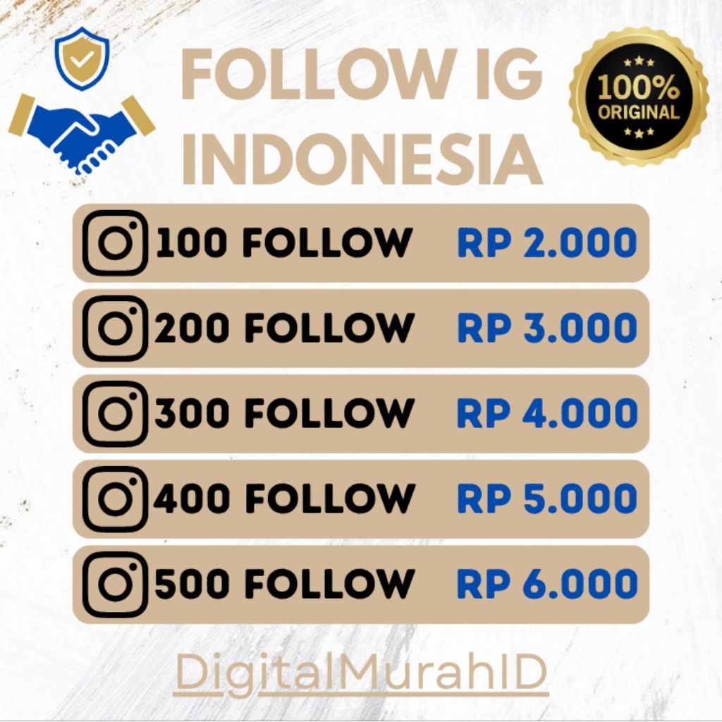 Followers Instagram Indonesia Real Followers Permanen