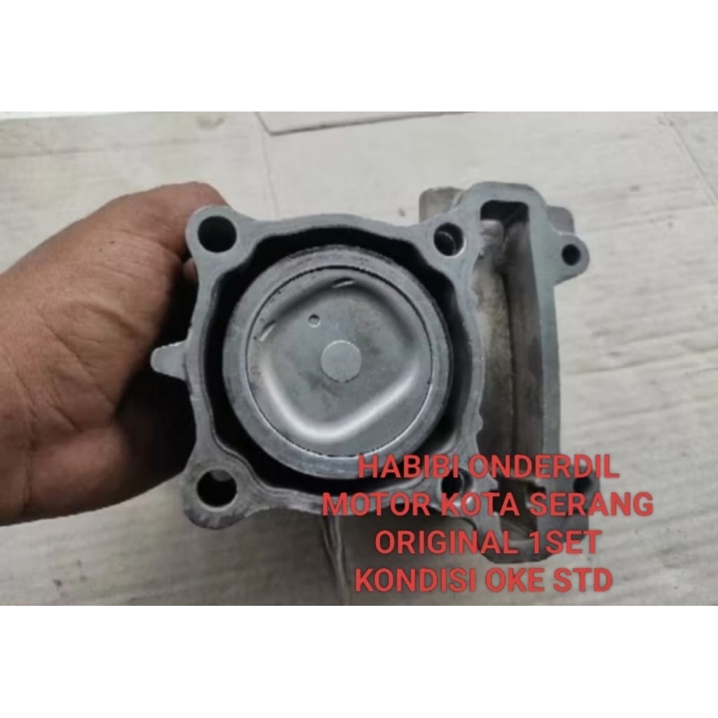 Blok seher boring piston Vixion New nvl 1PA pnp Vixion old (ORIGINAL 1SET KONDISI NORMAL)