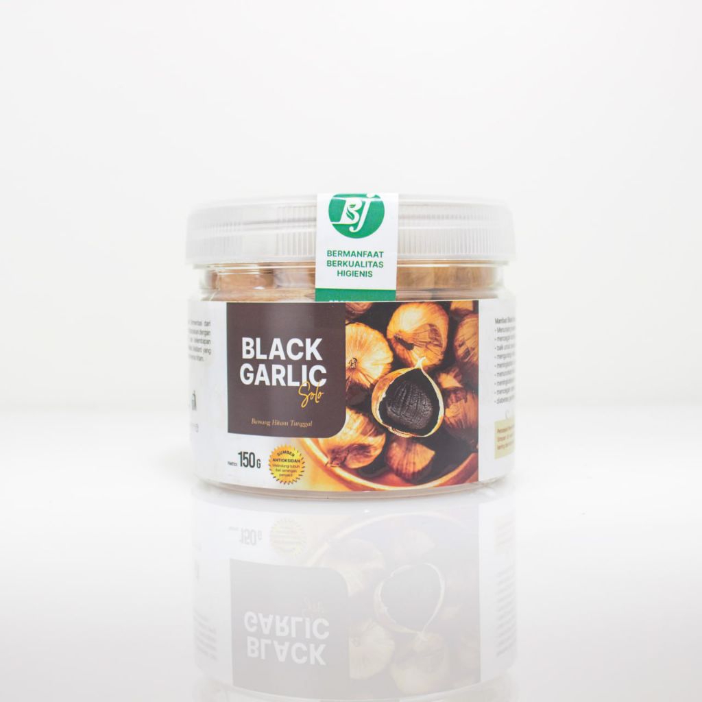 BLACK GARLIC SOLO 100 GRAM Bawang Hitam Black Garlic Bawang Fermentasi Best Quality Kemasan Premium 
