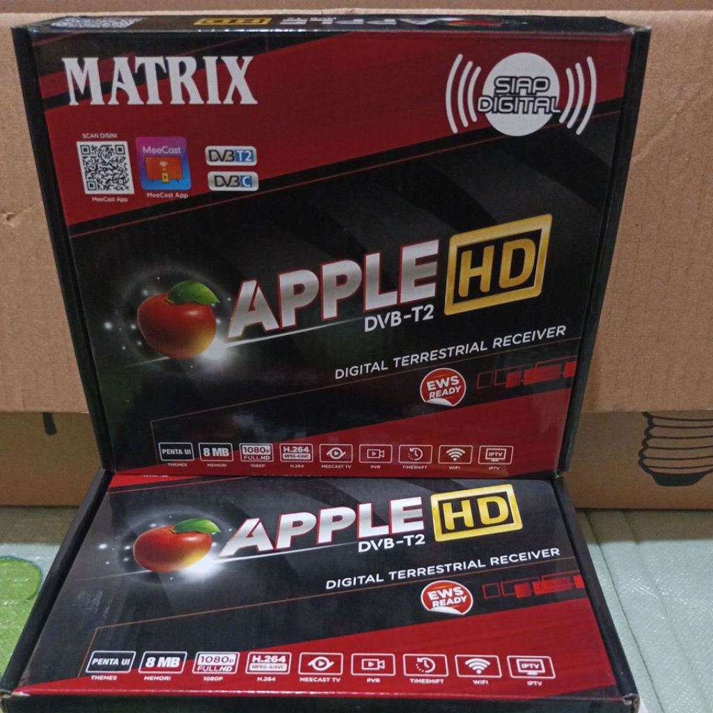 MATRIX set top box stb matrix apple merah