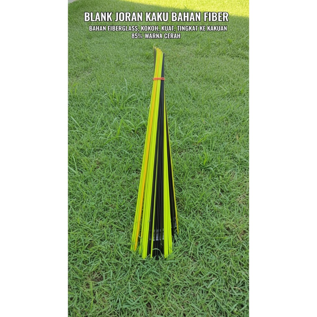 BAHAN JORAN PANCING KAKU BAHAN FIBER || BLANK FIBER UNTUK SAYAP LAYANGAN || KEKAKUAN 85%|| BANYAK PI