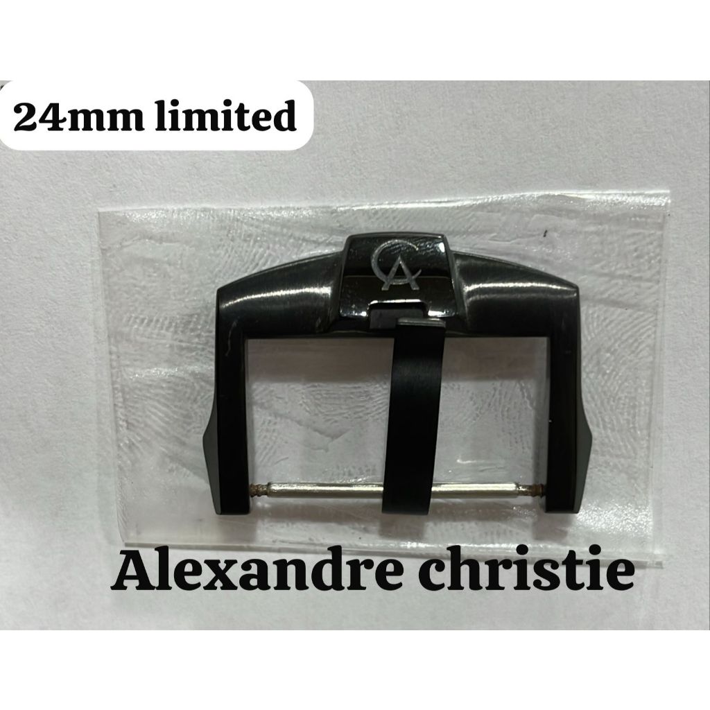 buckle gesper jam tangan Alexandre Christie 24 mm