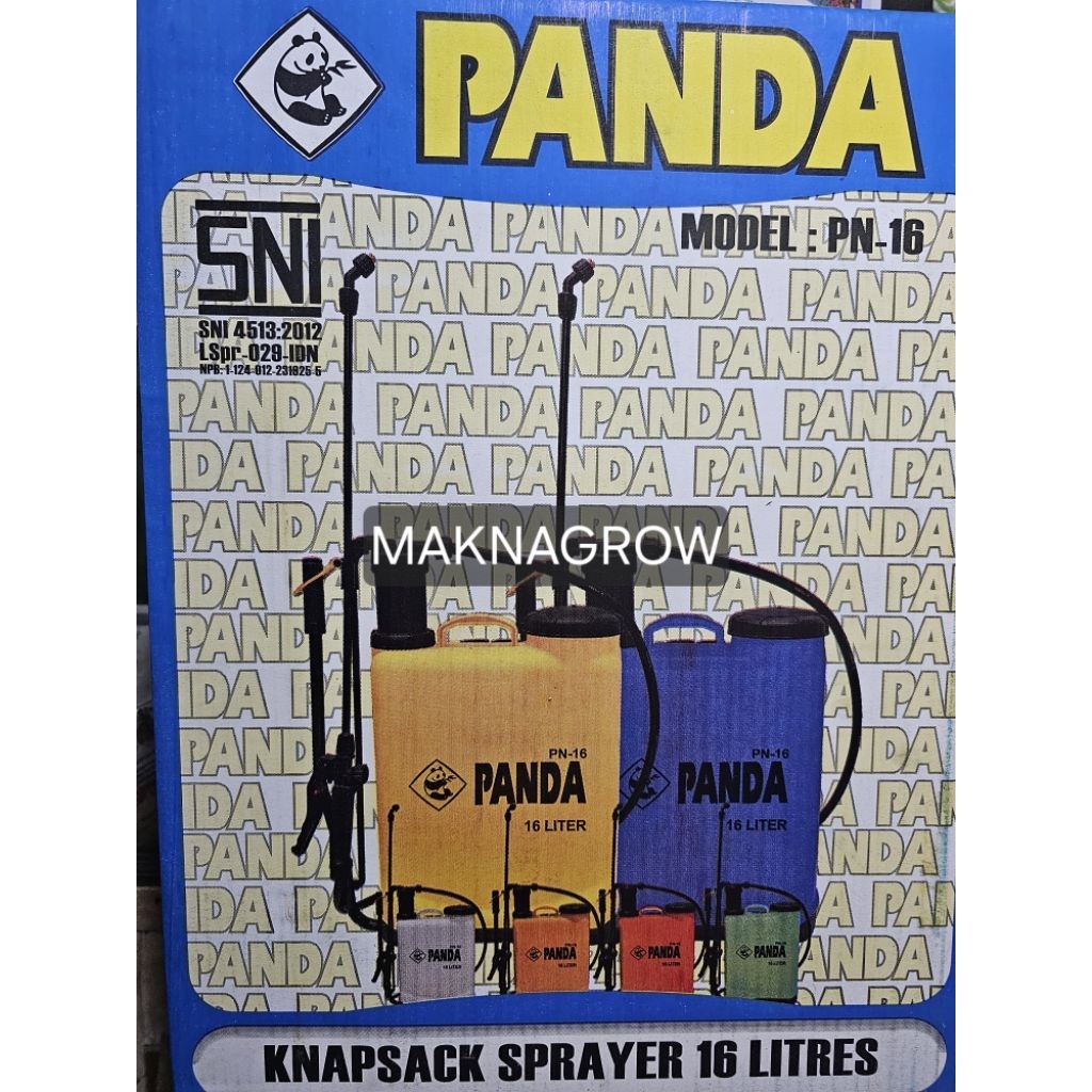 KNAPSACK SPRAYER / TANKI MANUAL PANDA 16 LITER (PN-16)