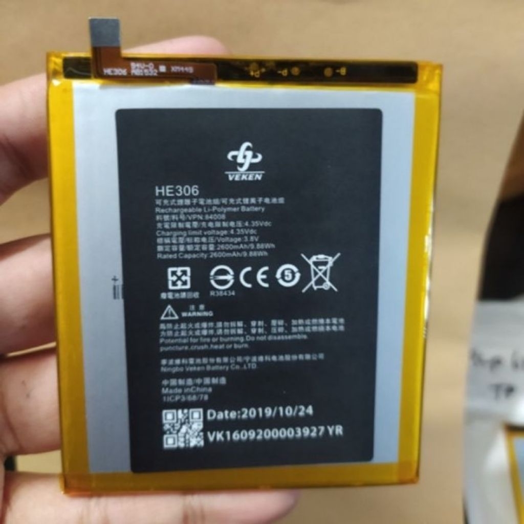 Sharp HE306 HE-306 Original 100% GENUINE Battery Batre Baterai Sharp Aquos M1 FS8001