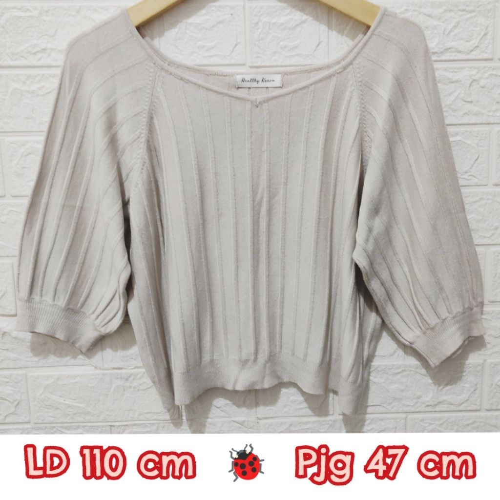 HEALTHY KAREN - Crop Top Sabrina Rajut