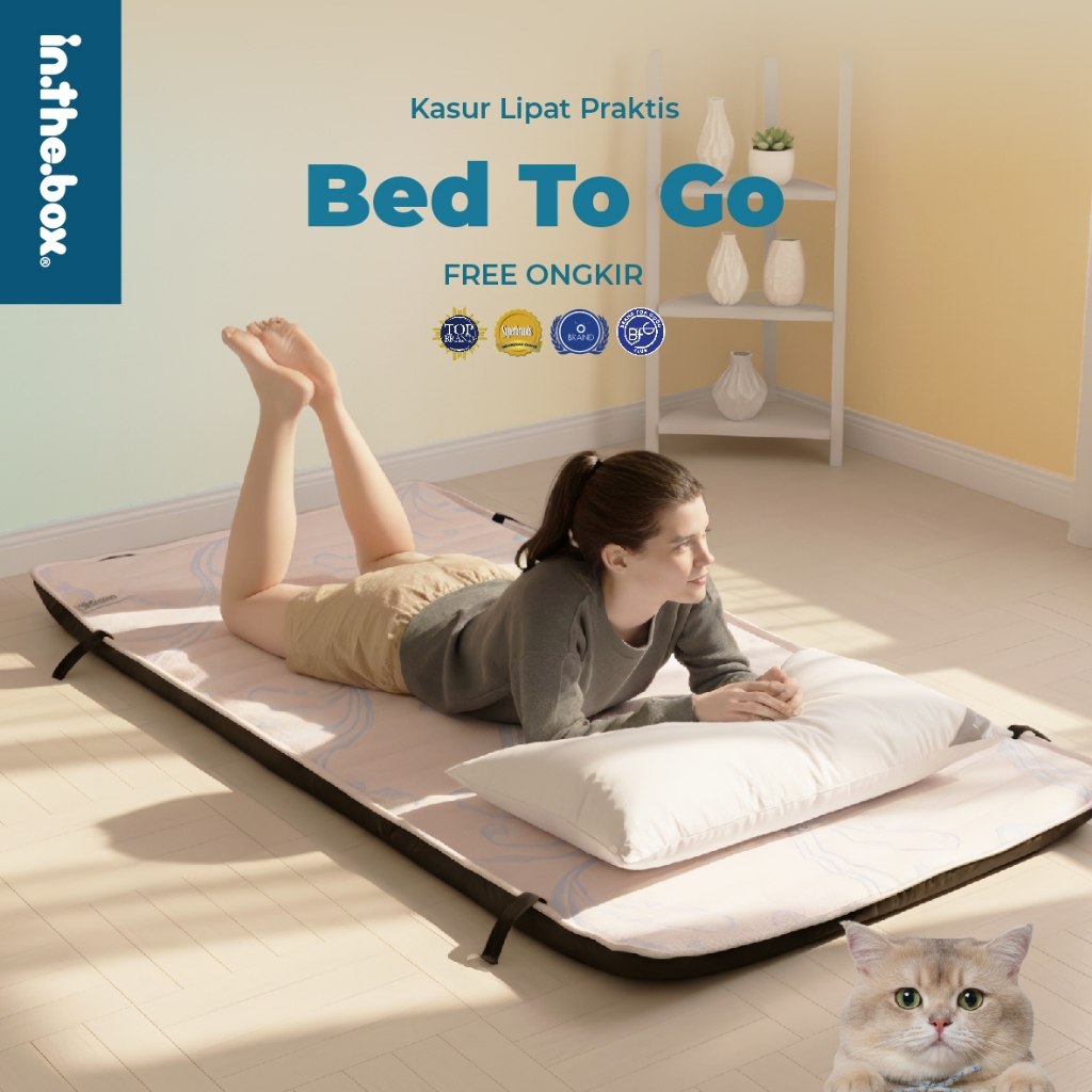 Kasur Lipat INTHEBOX Bed To Go 80x200 cm