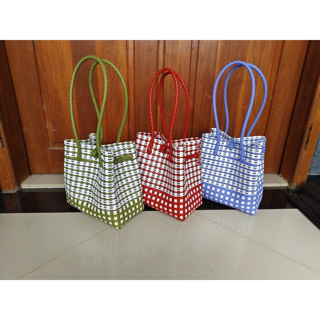 (SASMITA) Tas jali anyaman premium murah/Tas santai anyaman/Tas belanja bahan jali jali
