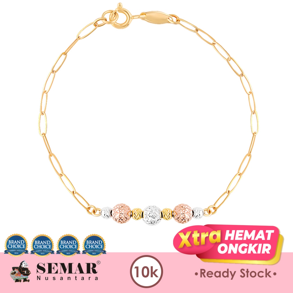 Gelang Emas Thesya Prisil Gold 10K Semar Nusantara