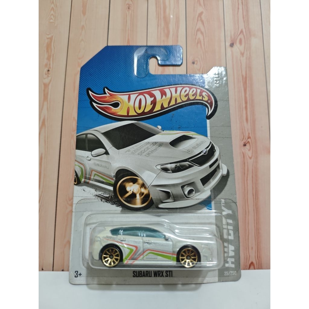 Hot Wheels Subaru WRX STi Silver