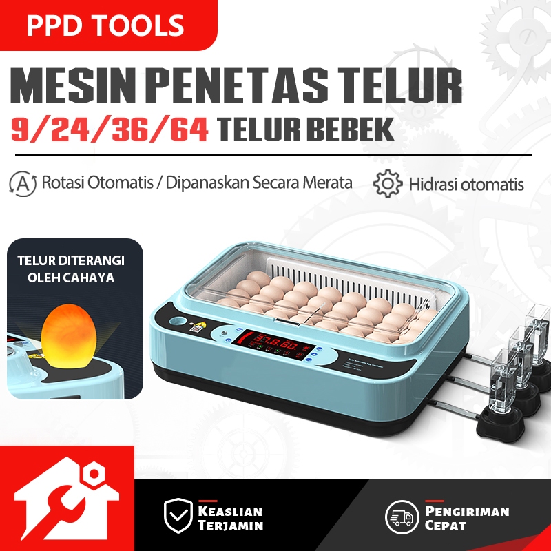 PPD Inkubator ayam inkubator 64 bagian rumah tangga kecil inkubator cerdas otomatis penuh inkubator 