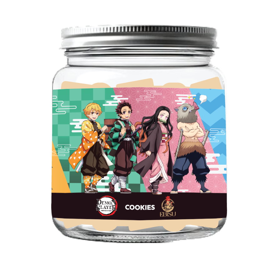 Ebisu Cookies in Jar Edisi Anime Demon Slayer Karakter Favorit