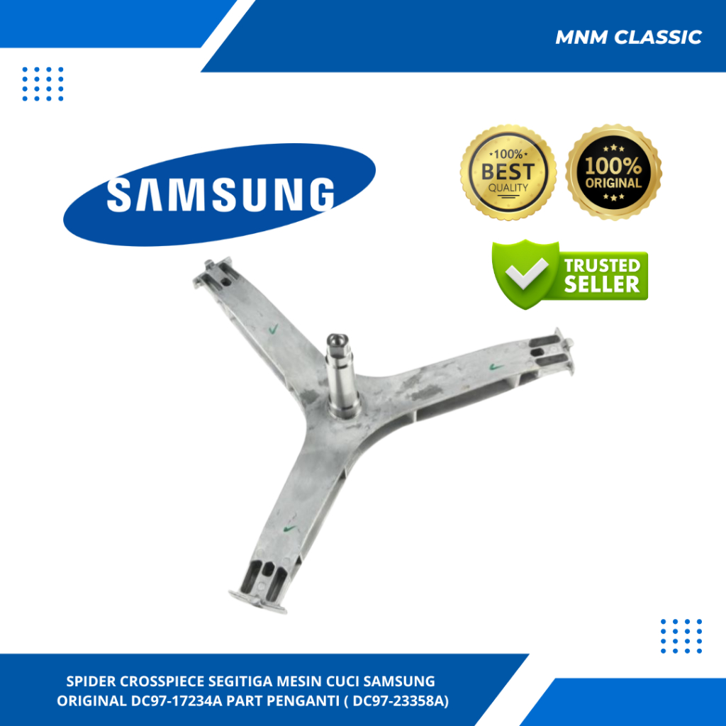 SPIDER CROSSPIECE SEGITIGA MESIN CUCI SAMSUNG WW70T504DTT ORIGINAL DC97-17234A DC97-23358A