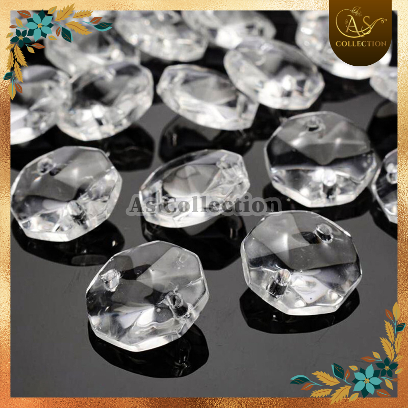 KRISTAL MODEL PRISMA 500GRAM/MUTIARA/KRISTAL/DEKORASI/PERNIKAHAN/SURABAYA/IMPORT