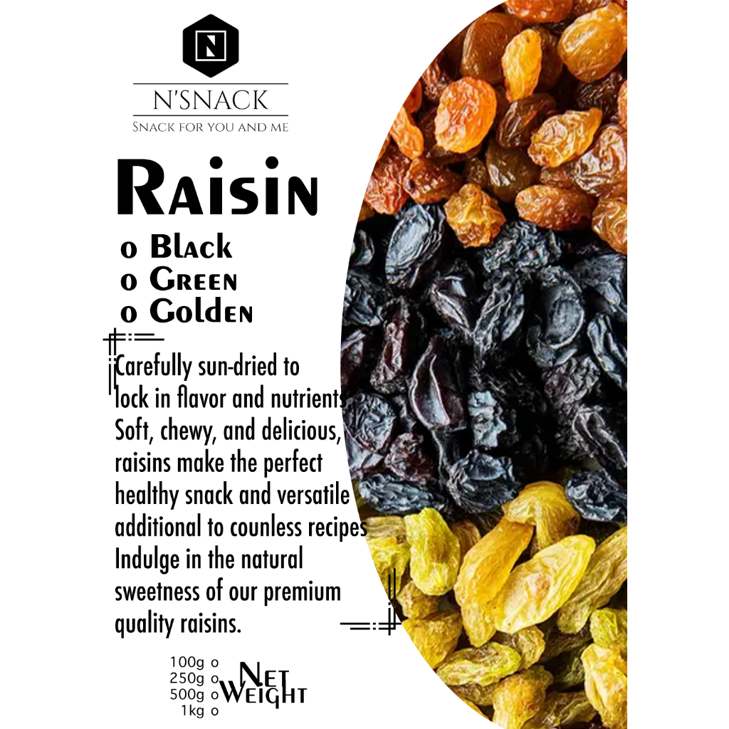 Kismis Kuning 100gram / Golden Raisin / Anggur Kering tanpa biji / Kismis Raisin